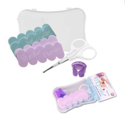 Kit Tijeras + Lima uñas + 20 recambios - Baby Nails