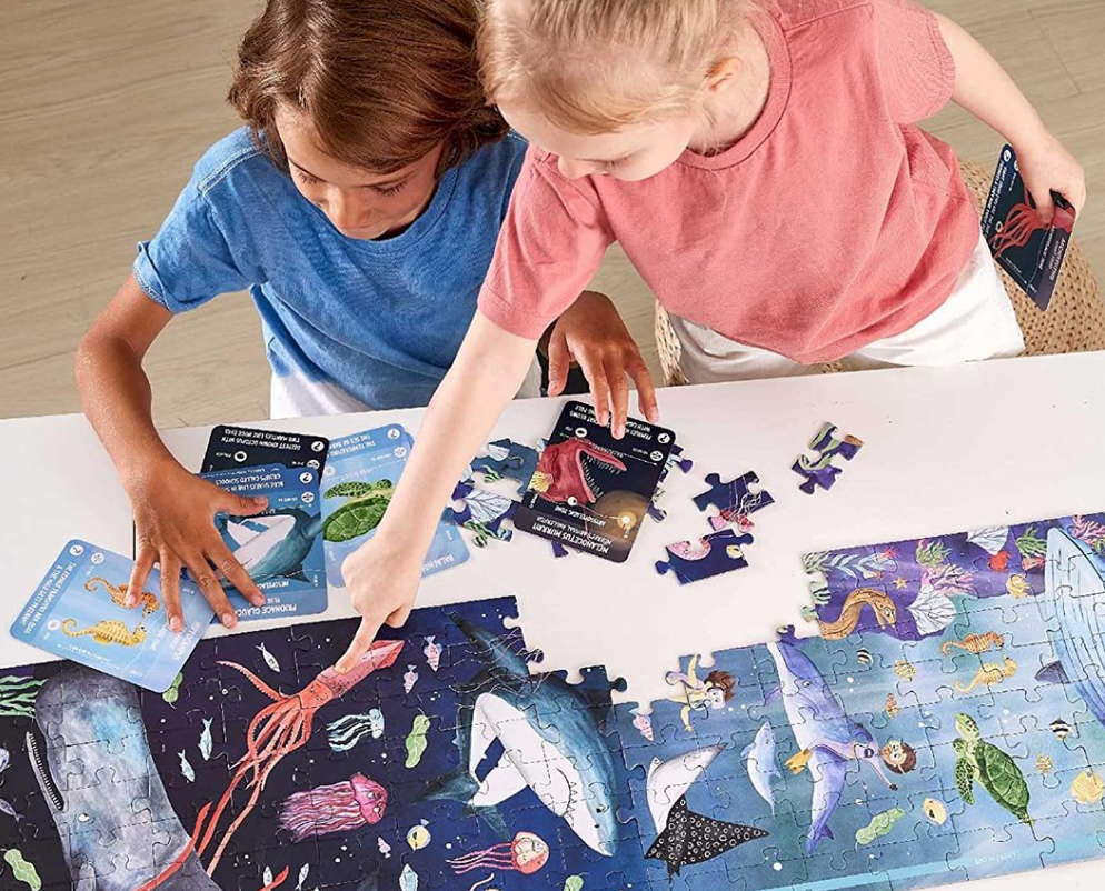 Ocean Life Puzzle Glow - Hape