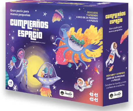 Libro + Puzle Cumpleaños En El Espacio - Manolito Books