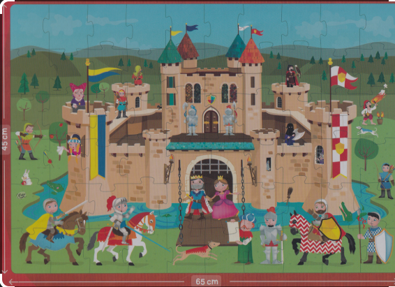 Libro+Puzzle Gigante El Castillo Del Caballero - Manolito Books