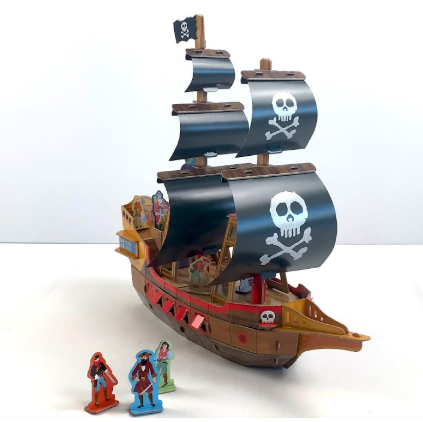 El Velero Pirata 3D - Manolito Books