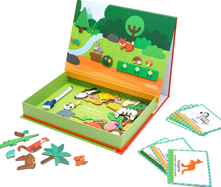 Magnetic Art Case Animal World - MierEdu