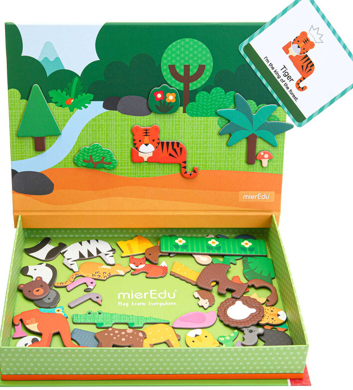 Magnetic Art Case Animal World - MierEdu