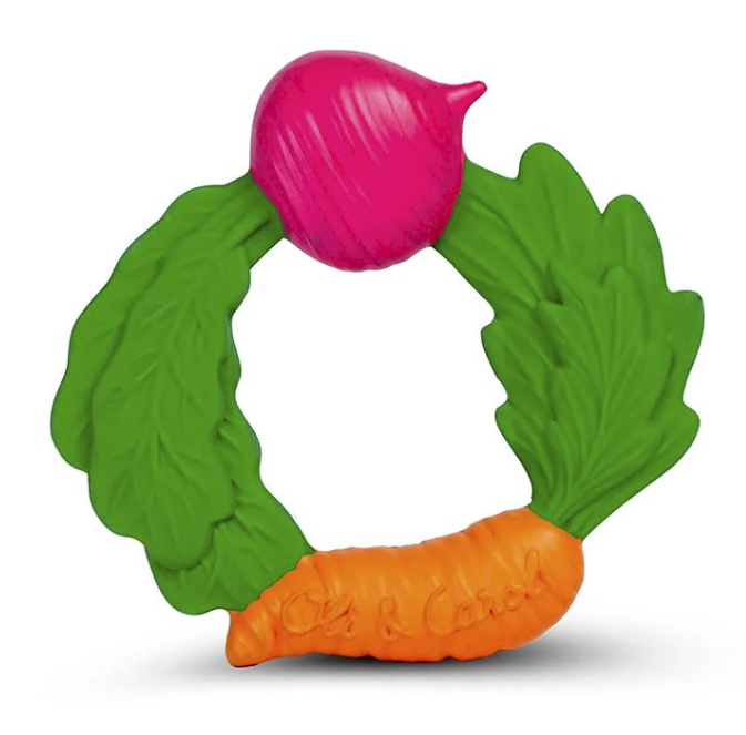 Mordedor Veggie Teething Ring - Oli& Carol