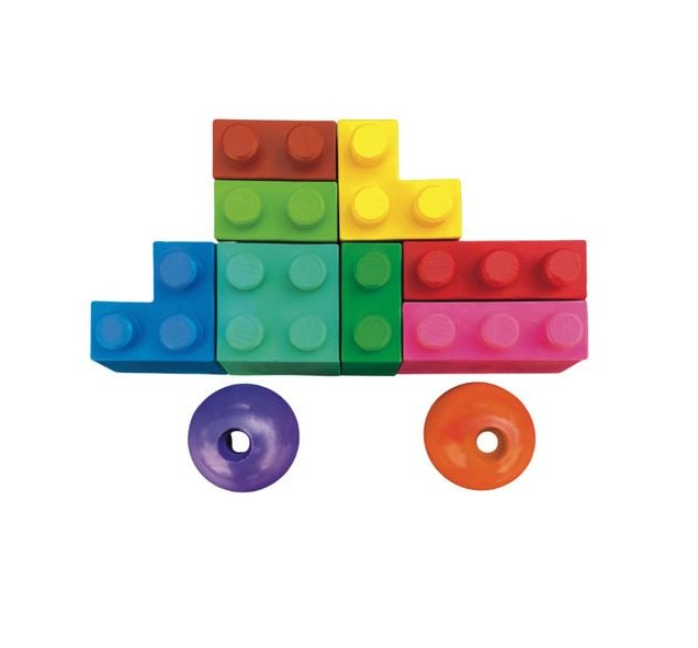 Ceras Block Crayons Coche Rojo - Haku Yoka