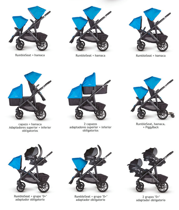 Vista V3 Duo Savannah Gris - UPPAbaby