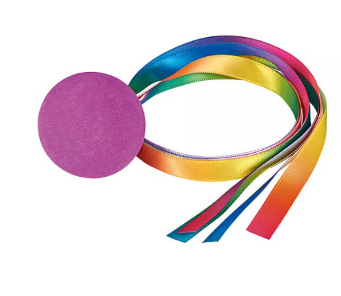 Pelota Goma Con Cintas - Moses