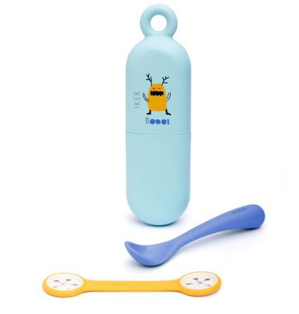 Cubierto Infantil Set Cuchara con Portacuchara On The Go - Suavinex