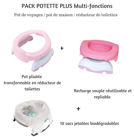Pottete Plus Rosa Orinal - Saro