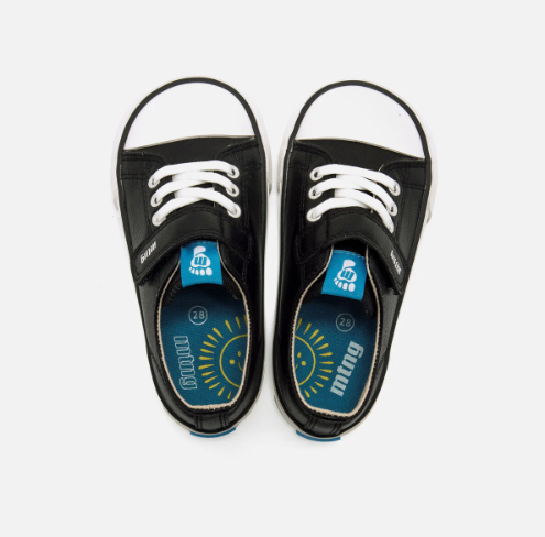 Free Usain Negro Tipo Piel  Vegano Primeros Pasos - Mustang