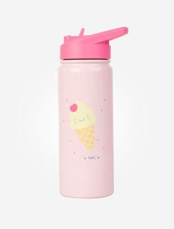 Botella Térmica Con Pajita 500ml. Cucurucho - Saro