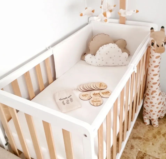 Cuna Nordika Blanco- Madera 120x60 - Micuna