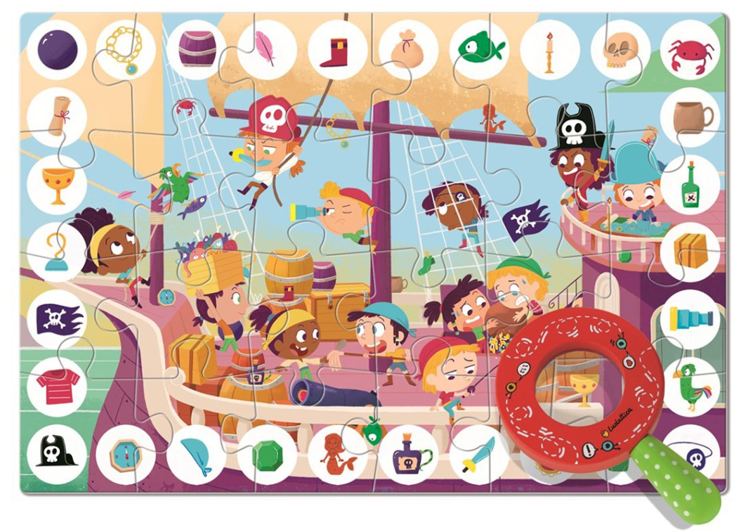 Puzzle Zoom Los Piratas - Ludattica