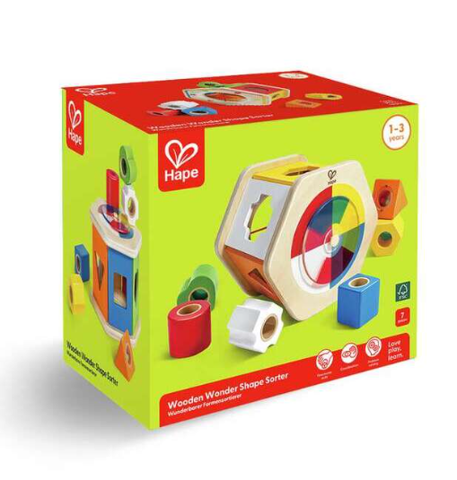 Wooden Wonder Shape Sorter - Hape