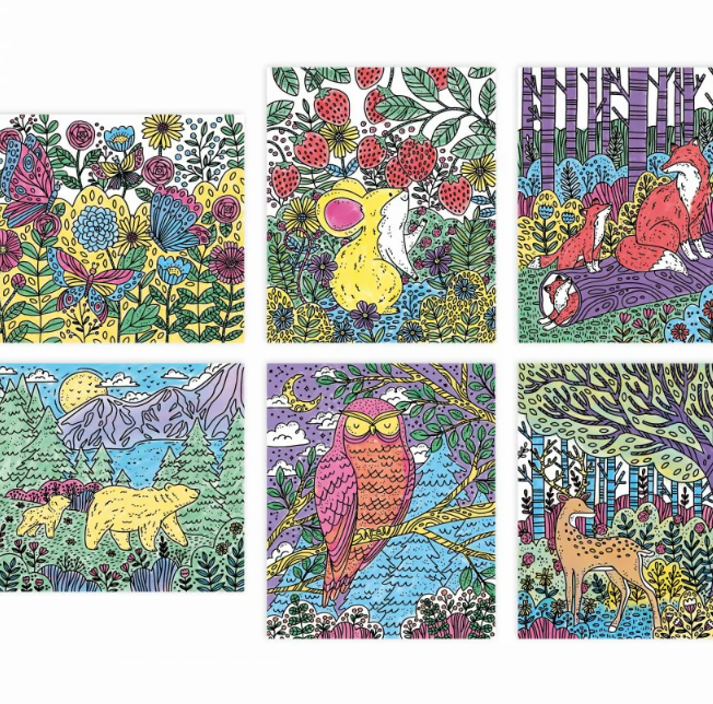 Pintura Mágica Bosque - Janod