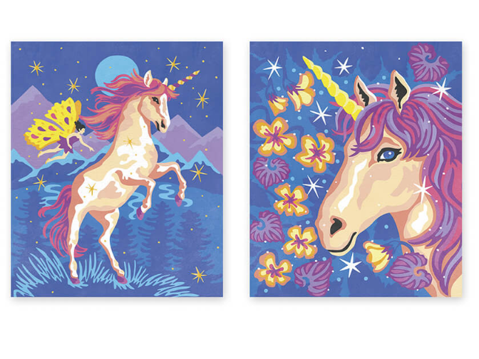 Pintura por Números Acuarela Unicornio - Janod