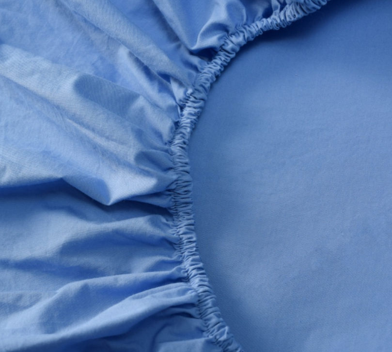 Sábana Bajera Ajustable+Protector Cuna Azulón - B-Sensible