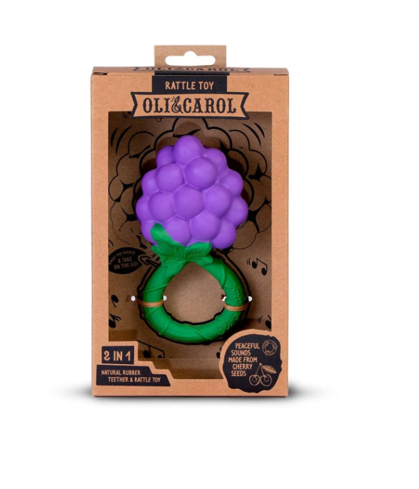 Sonajero / Mordedor Grape - Oli&Carol