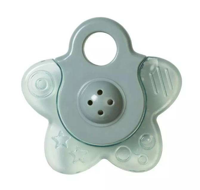 Mordedor Agua Con Sonajero "Star" menta - Saro