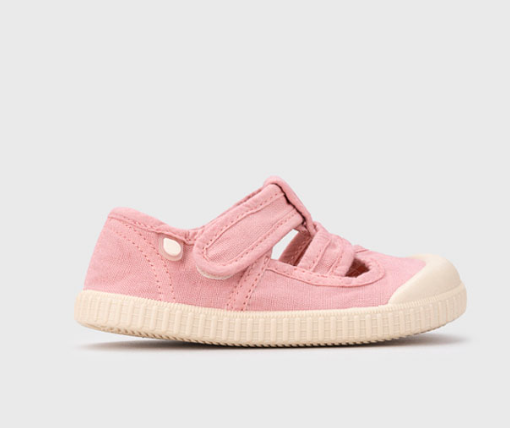 Sandalia Cangrejera Lona Rosa - Barefoot - Igor PROXIMAMENTE