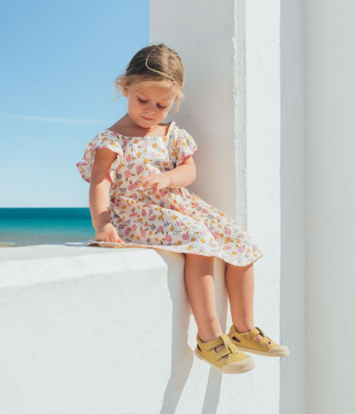 Sandalia Piel Amarillo Dijon - Barefoot - Igor