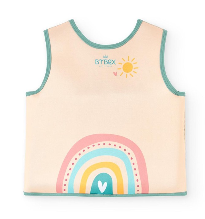 Chaleco Flotación Infantil Rainbow Cream - Btbox