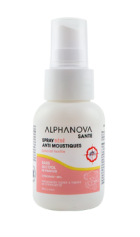 Spray Antimosquitos Y Garrapatas .50ml, Apto +3m - Alphanova