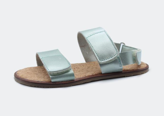 Sandalias Coral Crisol Verde Barefoot - Blanditos By Crio's