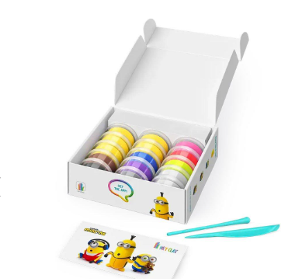 Plastilina Interactiva Minions (15 botes) - Hey Clay