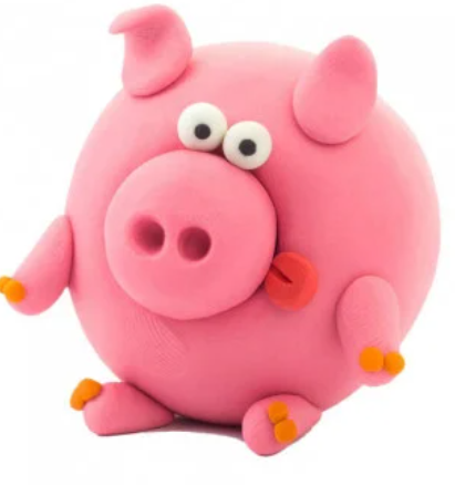 Plastilina Interactiva Cerdo (3 botes) - Hey Clay