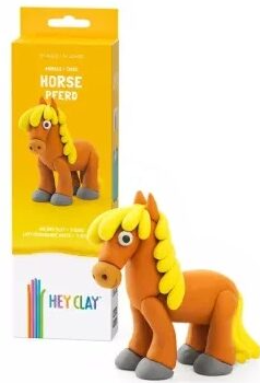 Plastilina Interactiva Caballo (3 botes) - Hey Clay