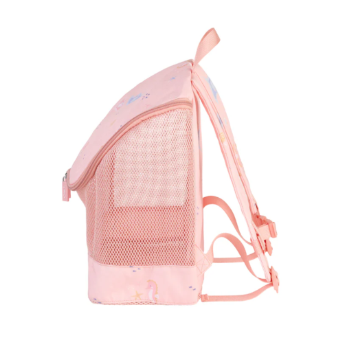 Mochila Infantil Antiarena Rosa Seahorse - Saro