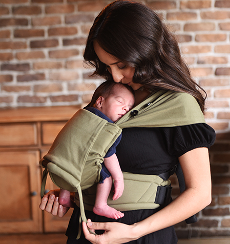 Mochila Porteo Tiny Oliva Desde 2.5Kg - Neko