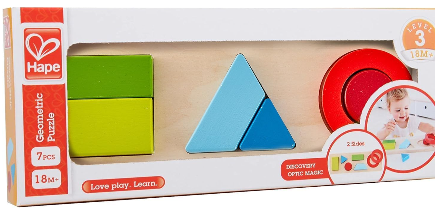 Puzzle Geométrico - Hape (CAJA DETERIORADA POR EL SOL)