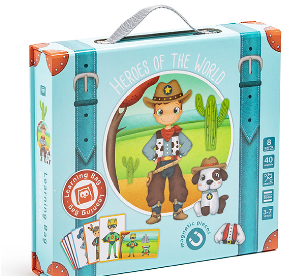 Heroes of the world, Puzzle Magnético - Eurekakids