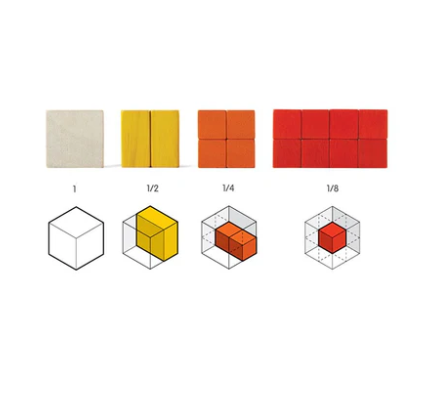 Fraction Cubes - Plan Toys