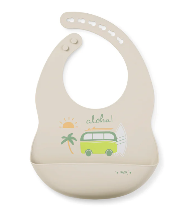 Babero Silicona Nordic Sweet & Fun Van - Saro