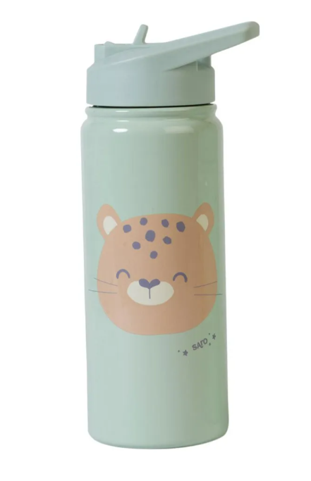 Botella Térmica Con Pajita 500ml. Tigre - Saro