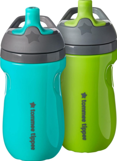 Botellas de Agua Deportivas Aisladas Verde y Azul – Pack de 2 - Tommee Tippee