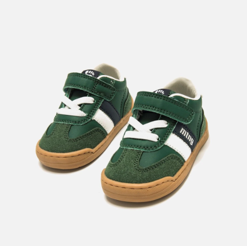 Free Modern Blanco Losfo Verde Vegano Primeros Pasos- Mustang