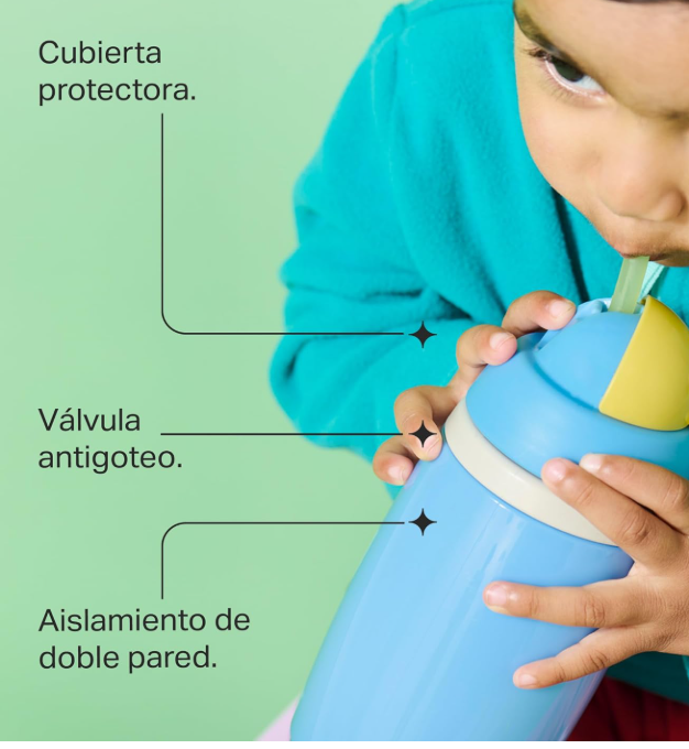 Vaso Térmico con Caña Superstar Rosa 266ml – Tommee Tippee