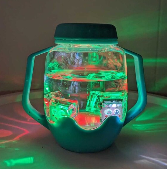 Sensory Play Jar Azul - Glo Pals