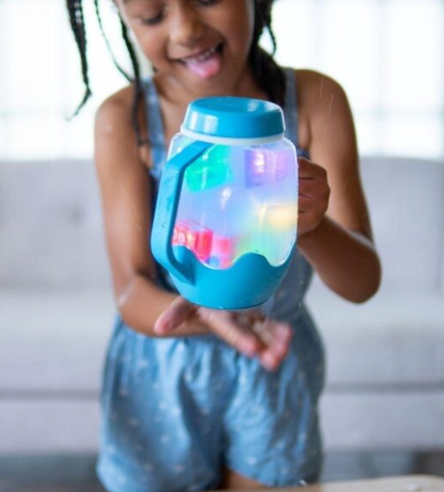 Sensory Play Jar Azul - Glo Pals