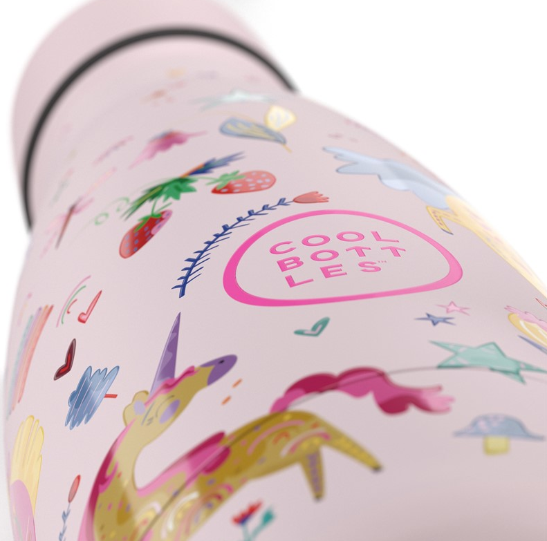 Botella Kids 350ml Funny Unicorns - Cool Bottles