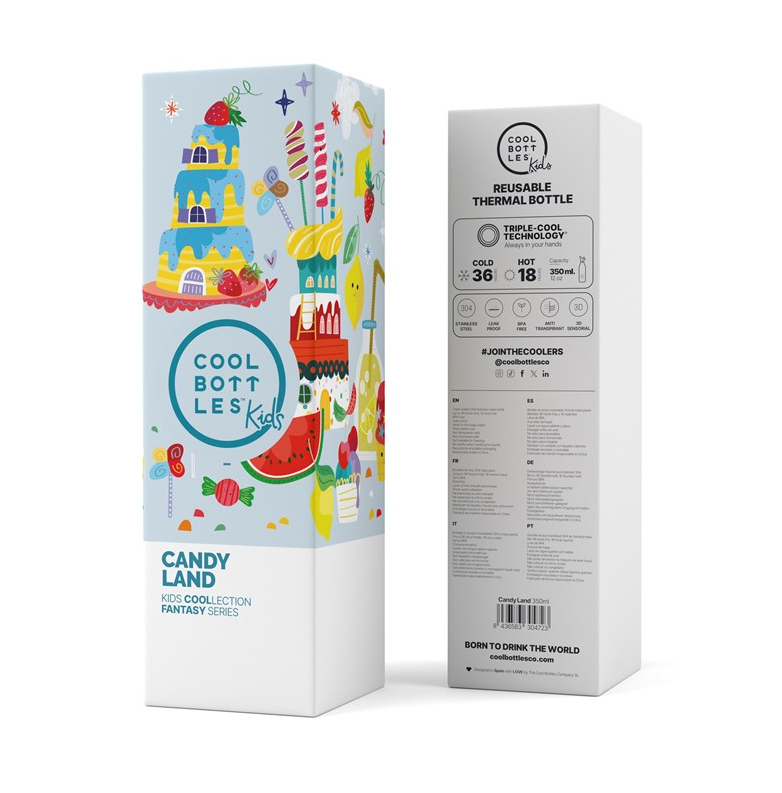 Botella Kids 350ml Candy Land - Cool Bottles