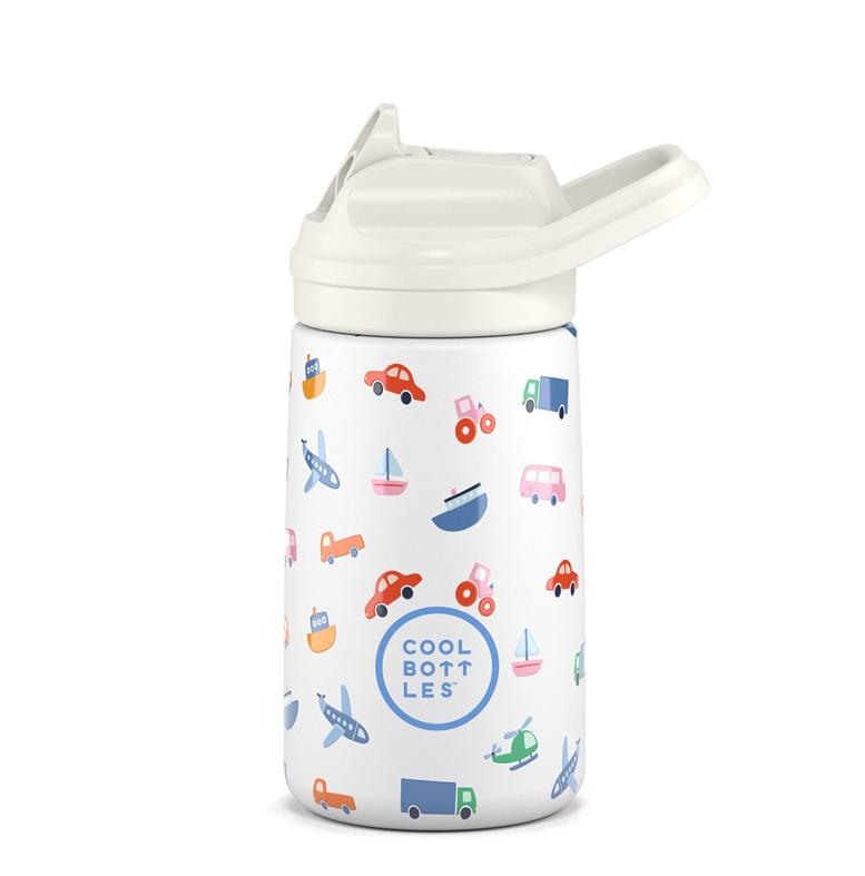 Botella Kiddie 350ml Little Wheels - Cool Bottles