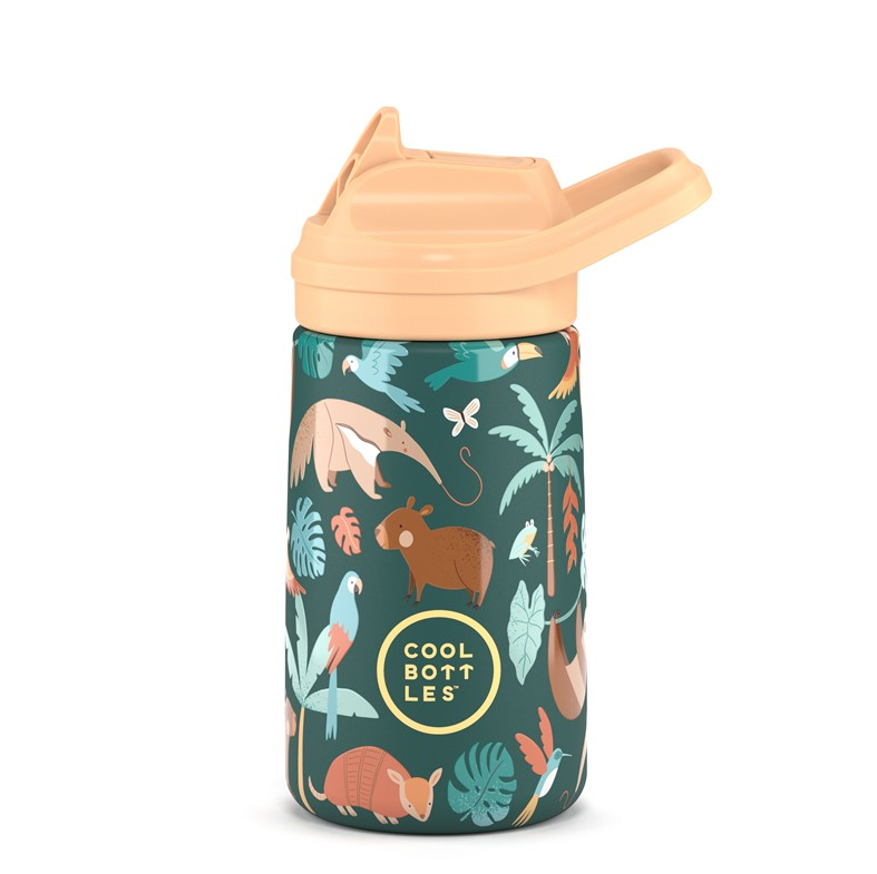 Botella Kiddie 350ml Rainforest Refuge - Cool Bottles