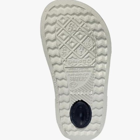 Cloggy Navy White - Boatilus