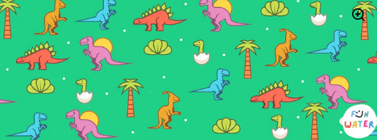 Gafas Infantil Azul Oscuro con Turbante Dinos (3 - 12 años) - Fun Water