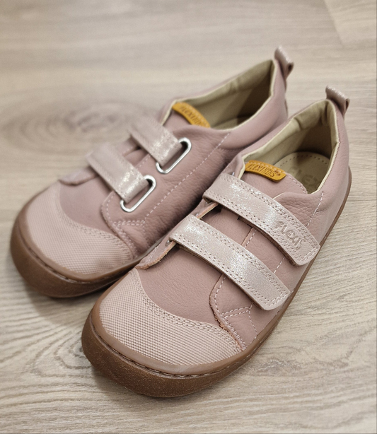 Deportiva Pink Nude Rosa y Brilli Piso R Barefoot - Flexi Nens